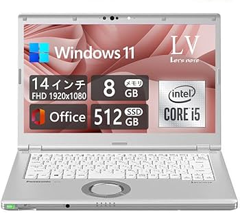バッテリー良好✨Let's note LV9✨i5 第10世代×SSD1TB Panasonic Let's note CF-LV9 第10世代 Core i5 メモリ 8GB SSD